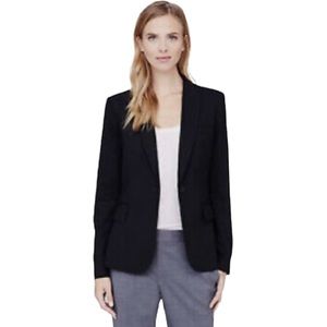 Club Monaco Lightweight Tropical Wool Black Blazer